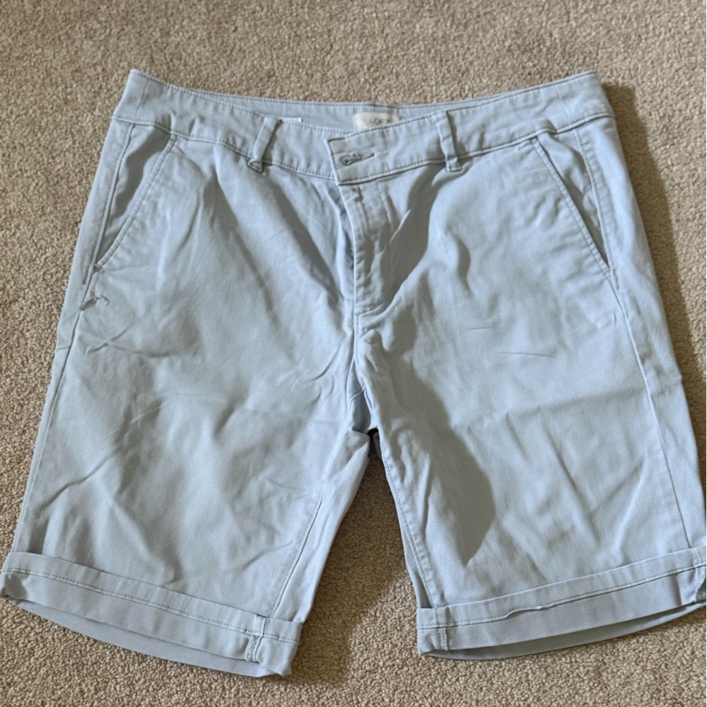 LOFT Women's Sky Blue Bermudas